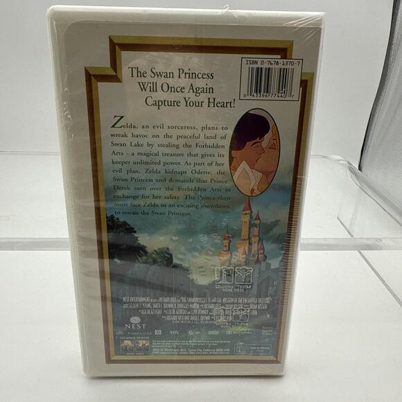 The Swan Princess- Mystery of the Enchanted Treasure- Sealed VHS 1998 Clam Shell - Picture 3 of 9